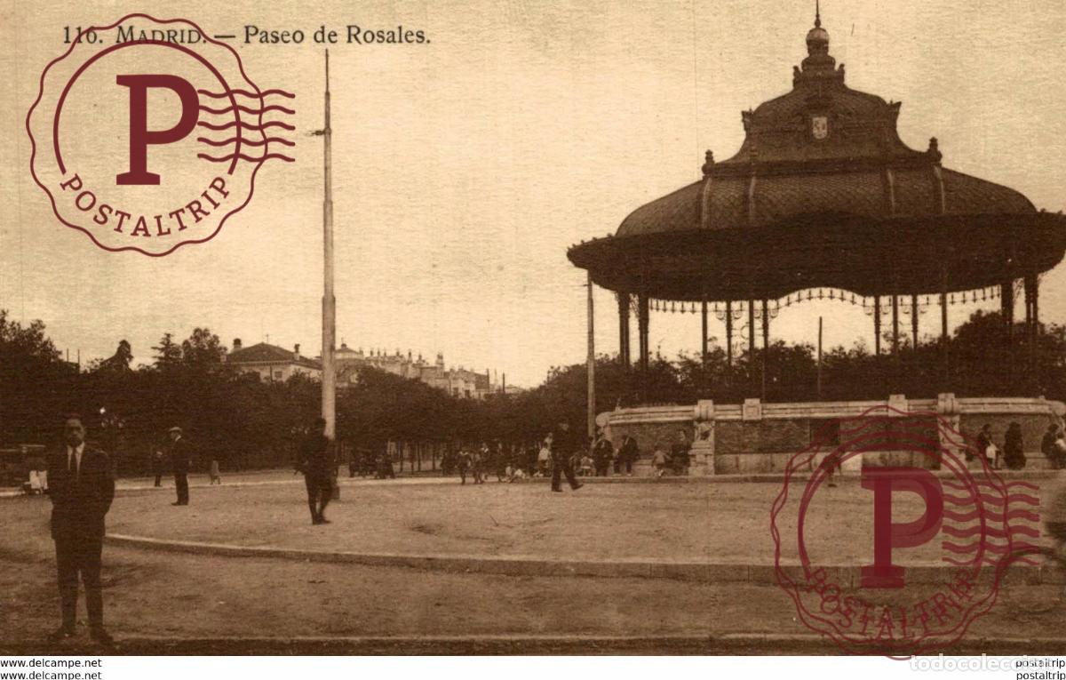 Postales: MADRID.- PASEO DE ROSALES - Foto 1