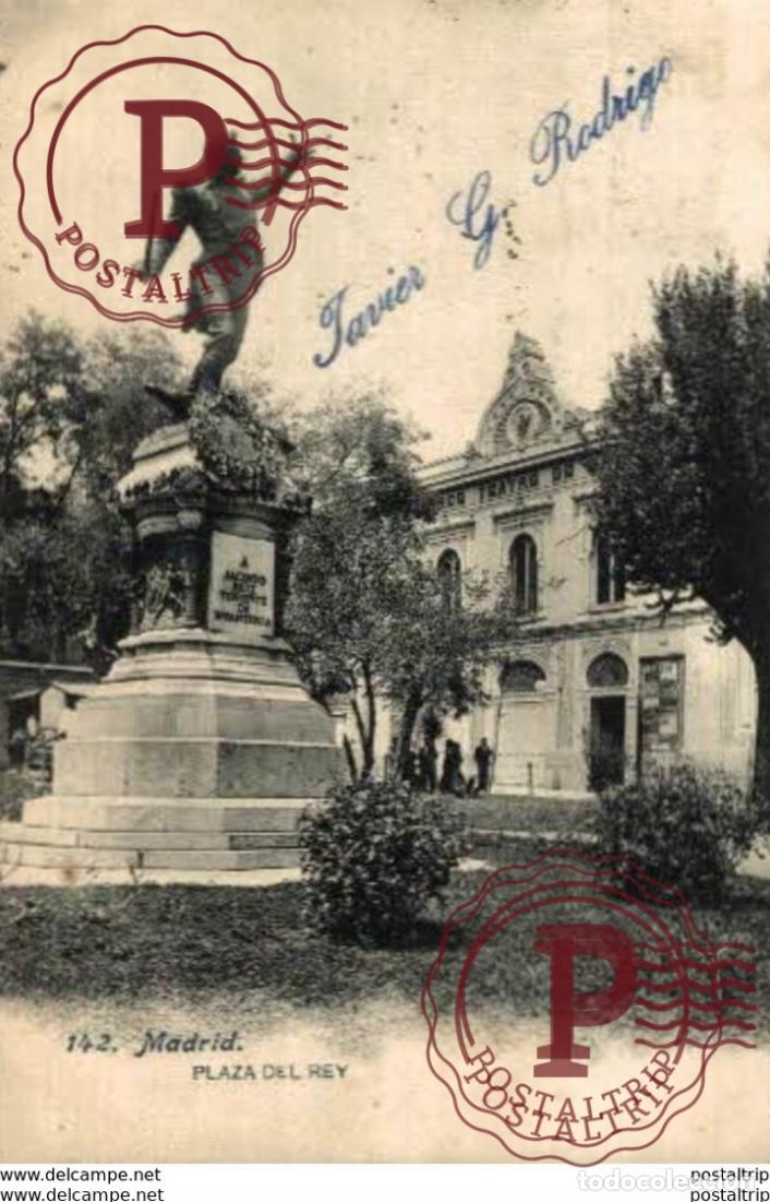 Postales: MADRID. PLAZA DEL REY - Foto 1