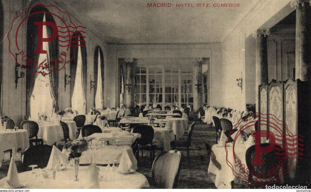 Postales: MADRID. HOTEL RITZ. COMEDOR - Foto 1