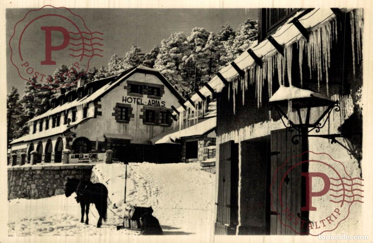 Postales: MADRID. NAVACERRADA. HOTEL ARIAS. - Foto 1