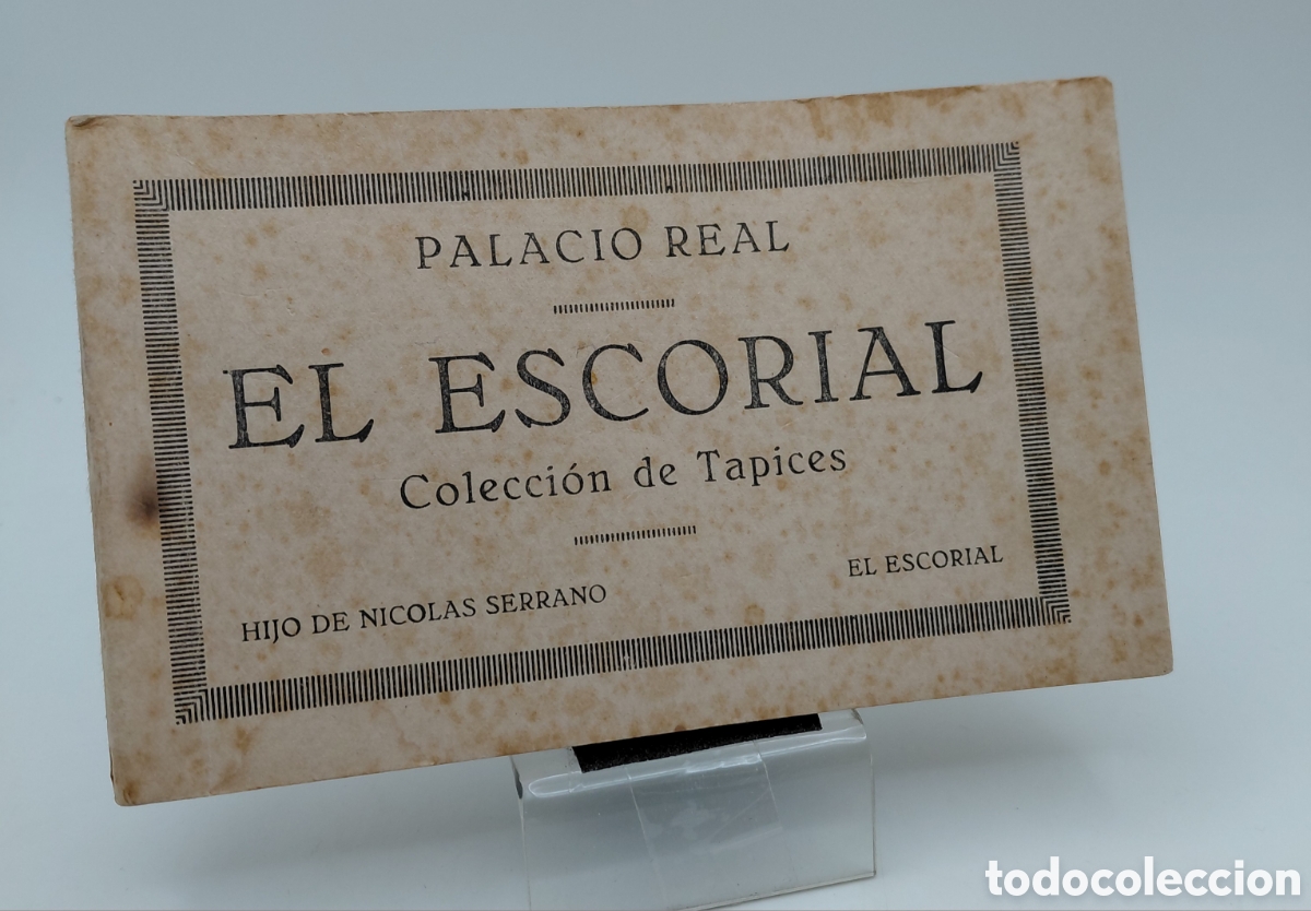 Cartoline: EL ESCORIAL / PALACIO REAL / COLECCION DE TAPICES / 20 POSTALES / NICOLAS SERRANO
