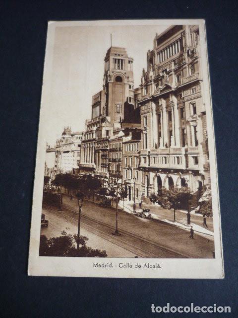 Postales: MADRID CALLE DE ALCALA POSTAL - Foto 1
