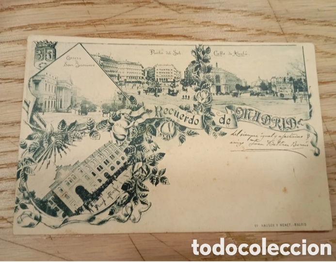 Postales: RECUERDO DE MADRID - HAUSER Y MENET - Foto 1