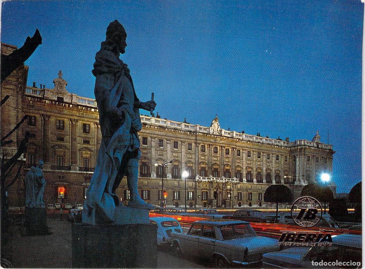 Cartoline: Postal Madrid Plaza de Oriente y Palacio Real Iberia