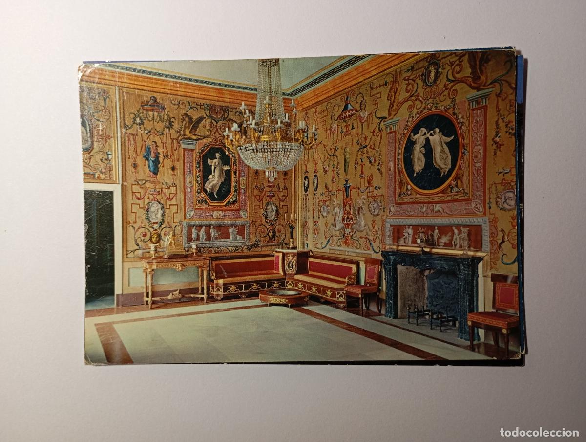 Cartes Postales: POSTAL DE MONASTERIO DE EL ESCORIAL. SAL&Oacute;N DE LOS BORBONES. TDKP26C