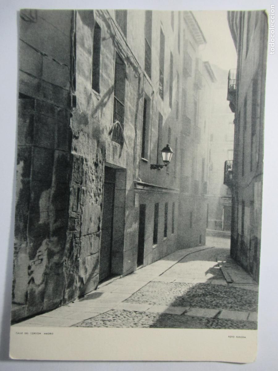 Postales: Madrid - Calle del Cord&oacute;n - Escrita - Foto 1