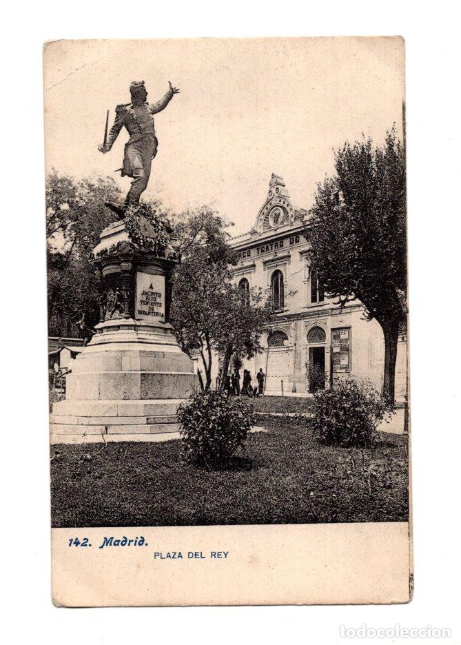 Postales: MADRID.- PLAZA DEL REY. - Foto 1