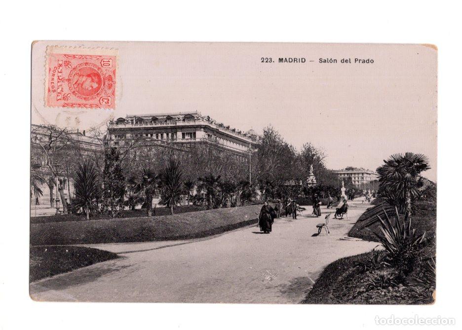 Postales: MADRID.- SAL&Oacute;N DEL PRADO. - Foto 1