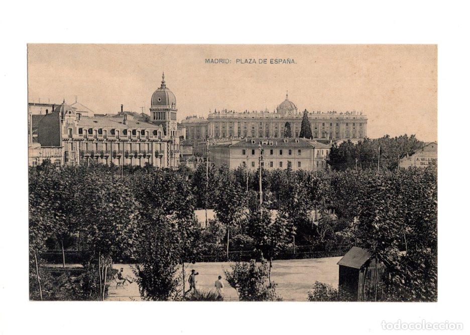 Postales: MADRID.- PLAZA DE ESPA&Ntilde;A. - Foto 1
