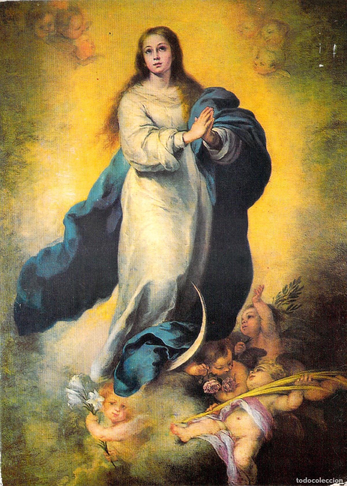 Postales: Postal Museo del Prado Madrid La Inmaculada Concepci&oacute;n Murillo - Foto 1