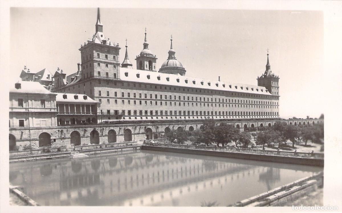 Postales: Postal Monasterio de El Escorial Estanque de la Huerta - Foto 1