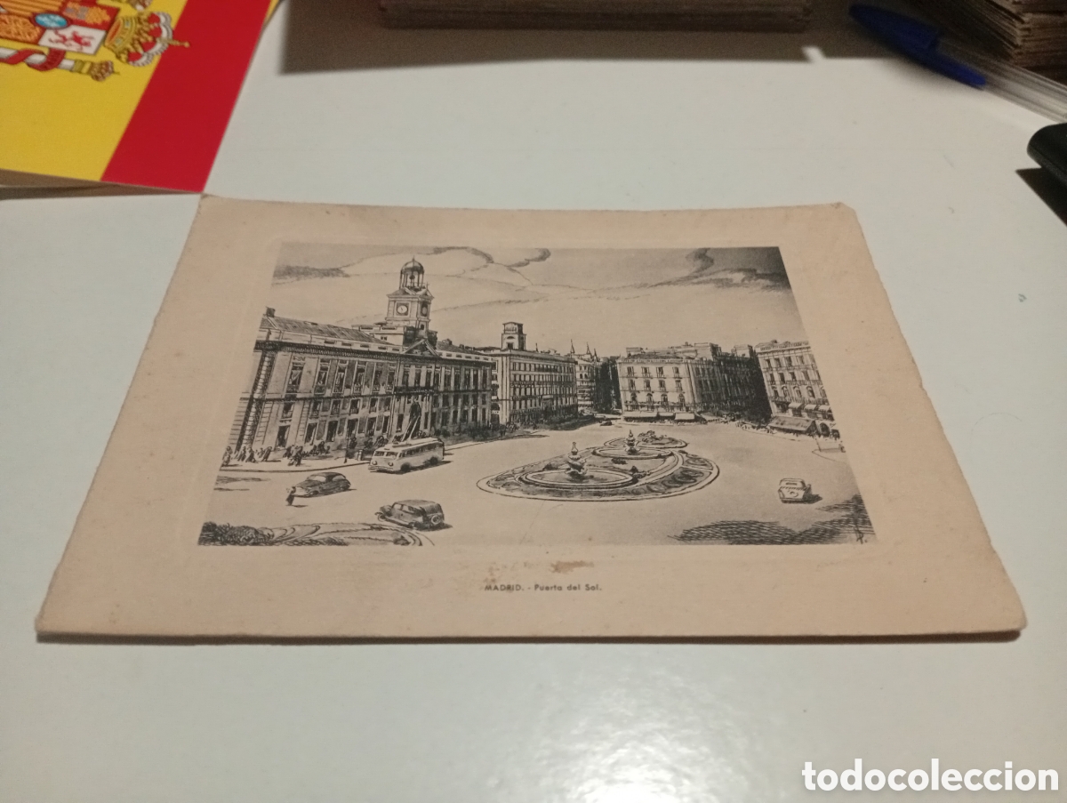 Postales: Postal Madrid arte dibujo