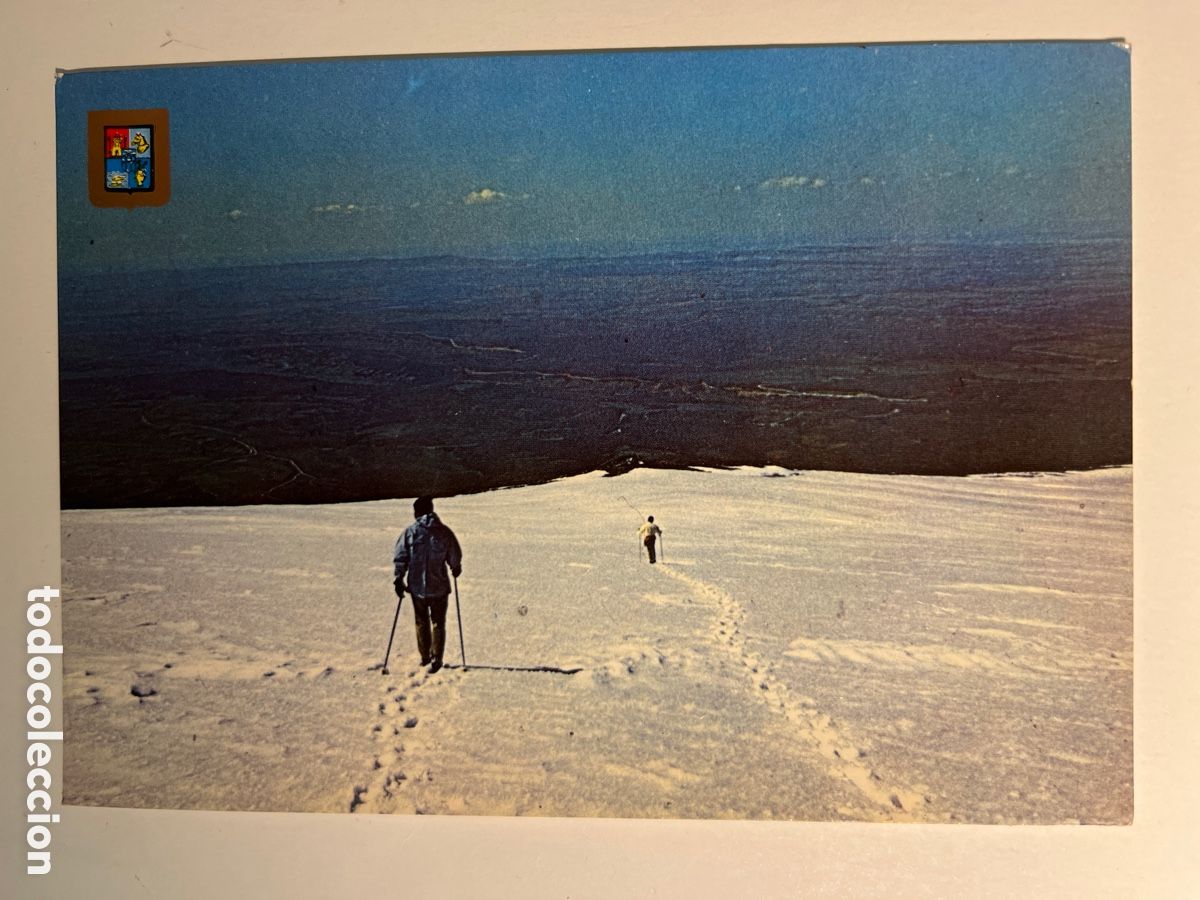 Postales: POSTAL. La Pinilla. Estaci&oacute;n de invierno. Pico del lobo.