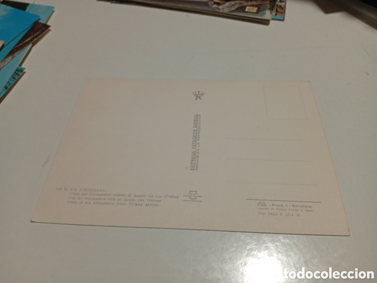 Postales: Postal El Escorial........... - Foto 2