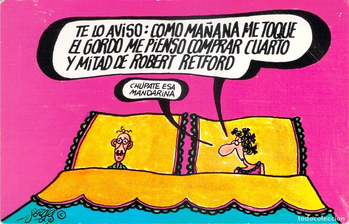 Postales: Postal de Humor de Forges - Servicio Nacional de Loter&iacute;as