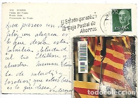 Postales: PASEO DEL PRADO / PRADO WALK.- MADRID - Foto 2