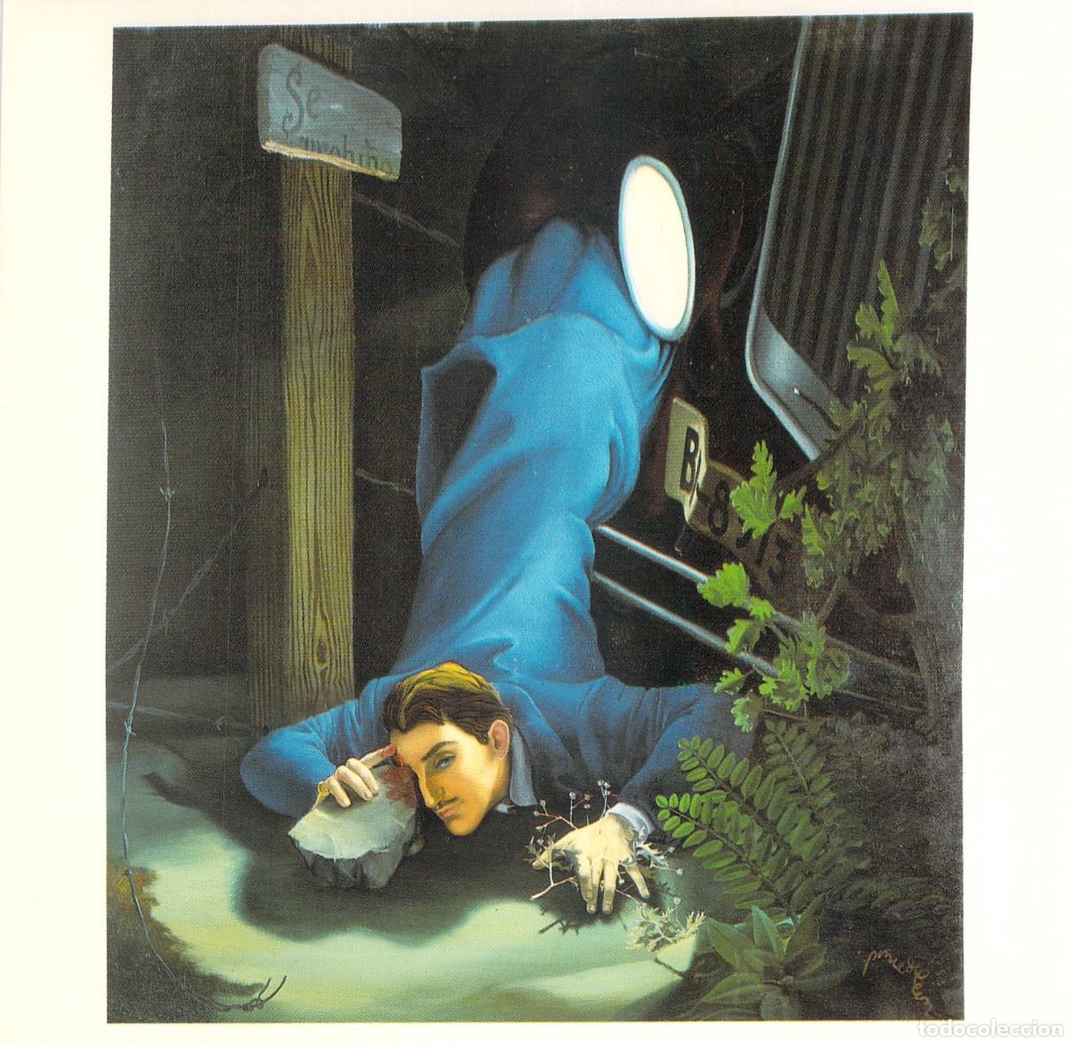 Postales: Postal Arte Alfonso Ponce de Le&oacute;n - Pintura Accidente Museo Reina Sof&iacute;a