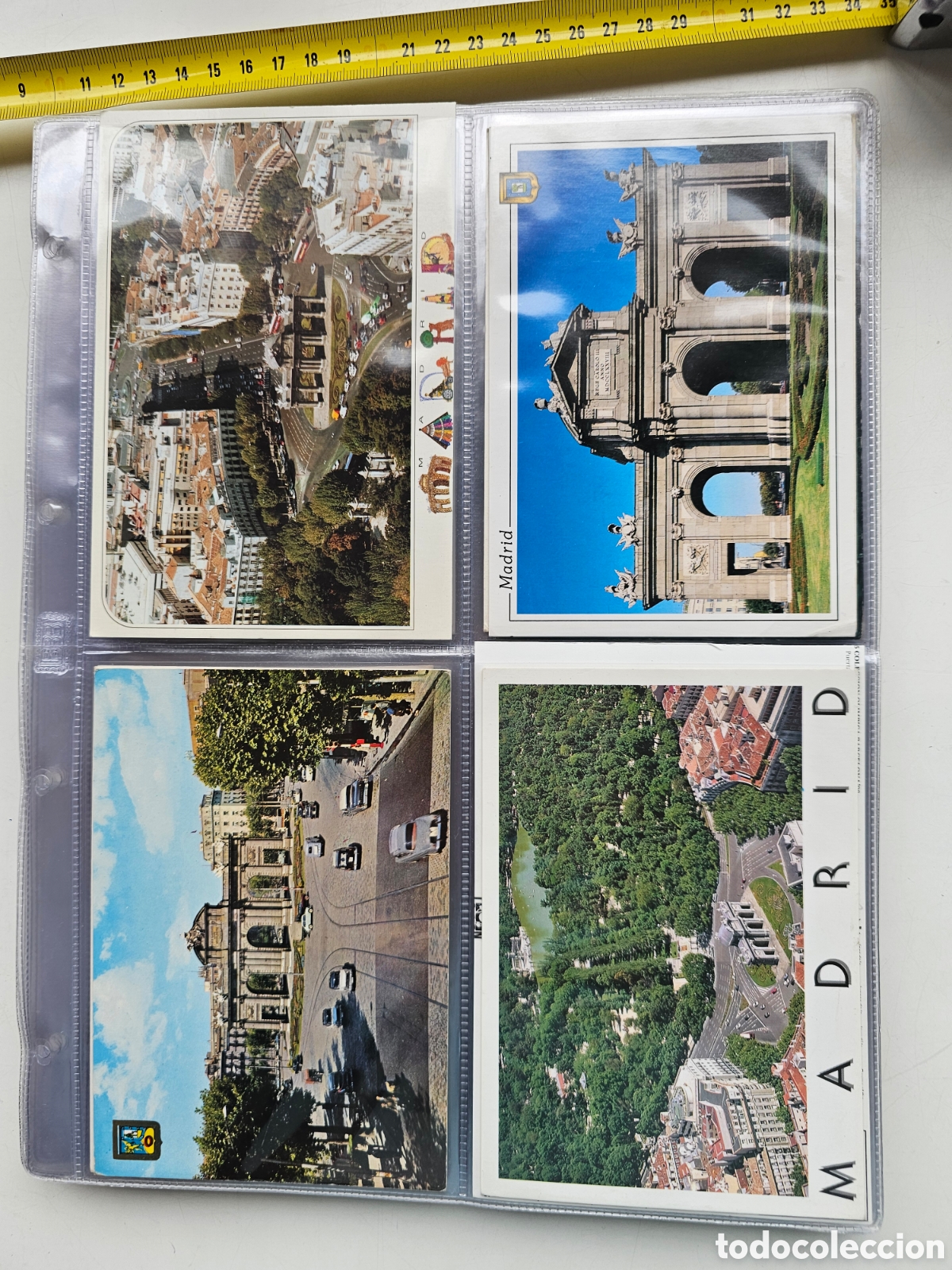 Postales: Fant&aacute;stica colecci&oacute;n de 72 postales de Madrid La puerta de Alcal&aacute; 16 en Blanco y negro