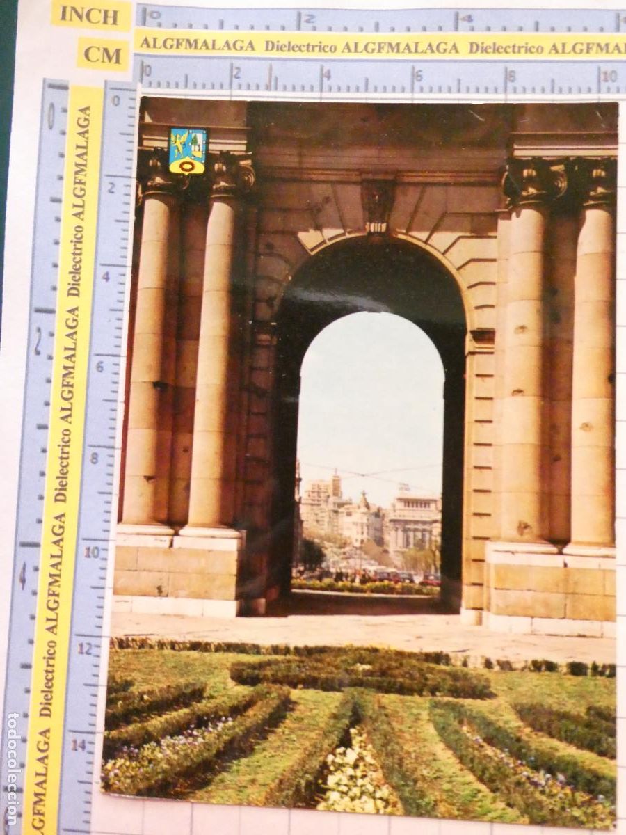 Postales: POSTAL DE MADRID. A&Ntilde;O 1962. VISTA DESDE LA PUERTA DE ALCAL&Aacute; 78 DOMINGUEZ. 3900