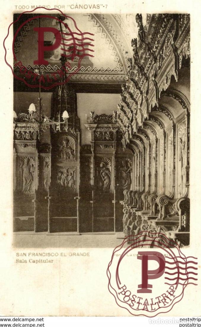 Postales: SAN FRANCISCO EL GRANDE SALA CAPITULAR -