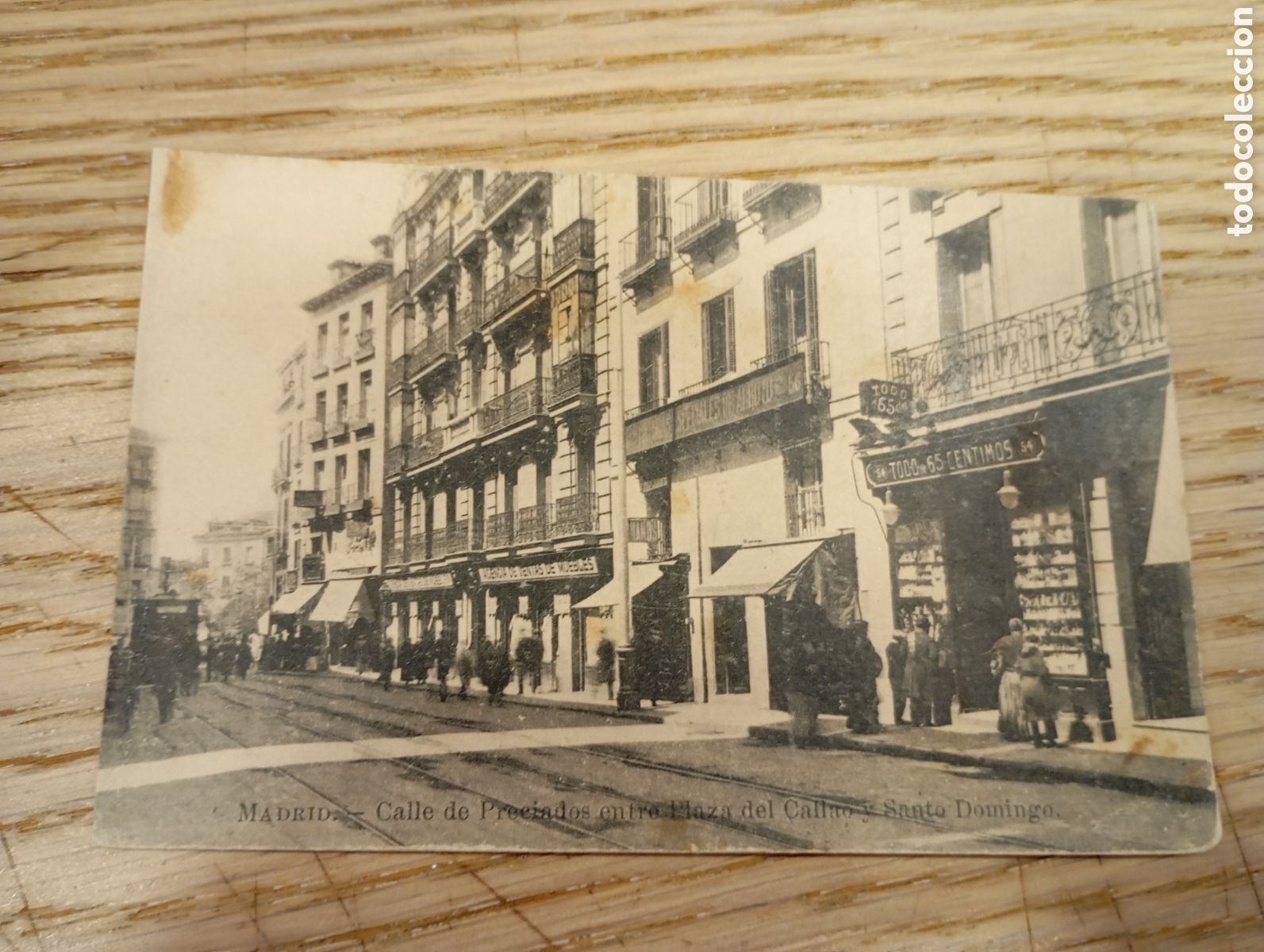 Postales: MADRID - CALLE DE PRECIADOS ENTRE PLAZA DEL CALLAO Y SANTO DOMINGO