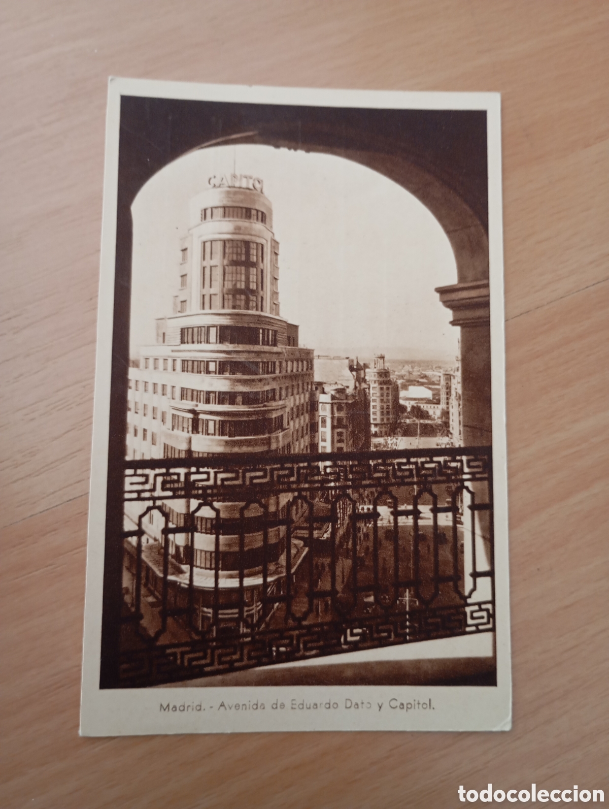 Postales: MADRID - AVENIDA EDUARDO DATO Y CAPITOL - HELIOGR&Aacute;FICA ESPA&Ntilde;OLA