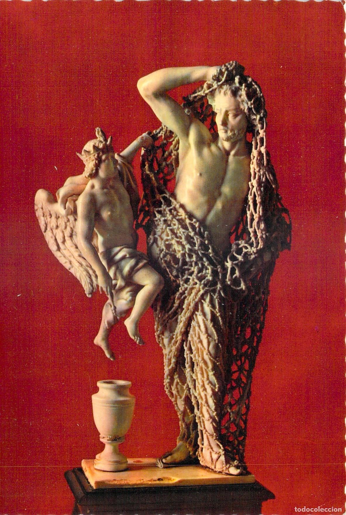 Postales: Postal Figura de Marfil en la Casita del Pr&iacute;ncipe, El Escorial