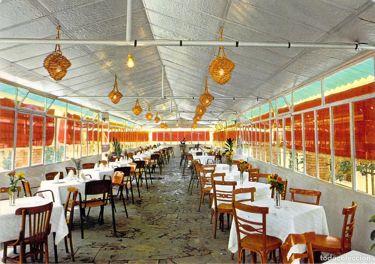 Postales: Postal Restaurante La Mina en Aranjuez Madrid Terraza