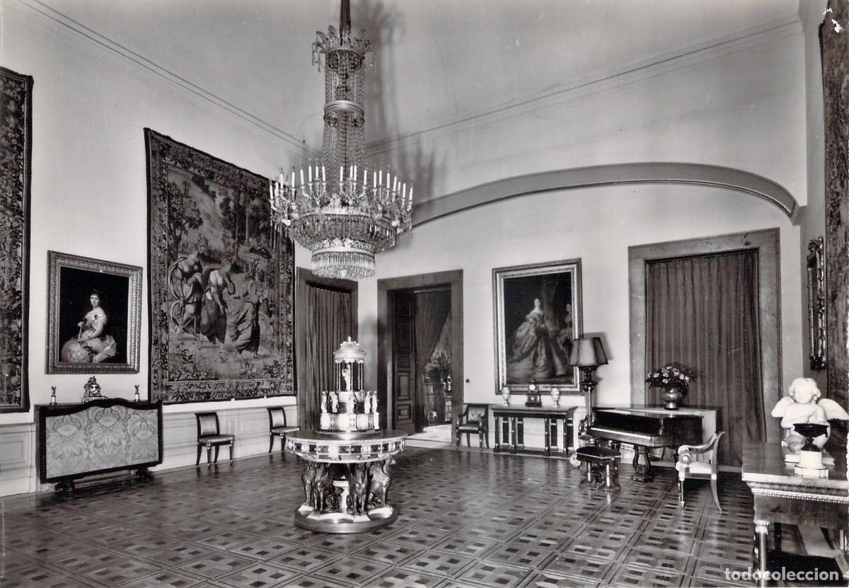 Postales: Postal Palacio Real de Madrid - Sala de M&uacute;sica de la Reina Madre