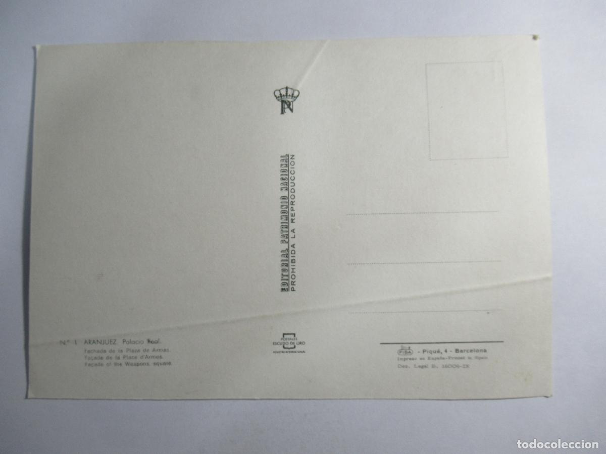 Postales: Aranjuez - Palacio Real - S/C - Foto 2