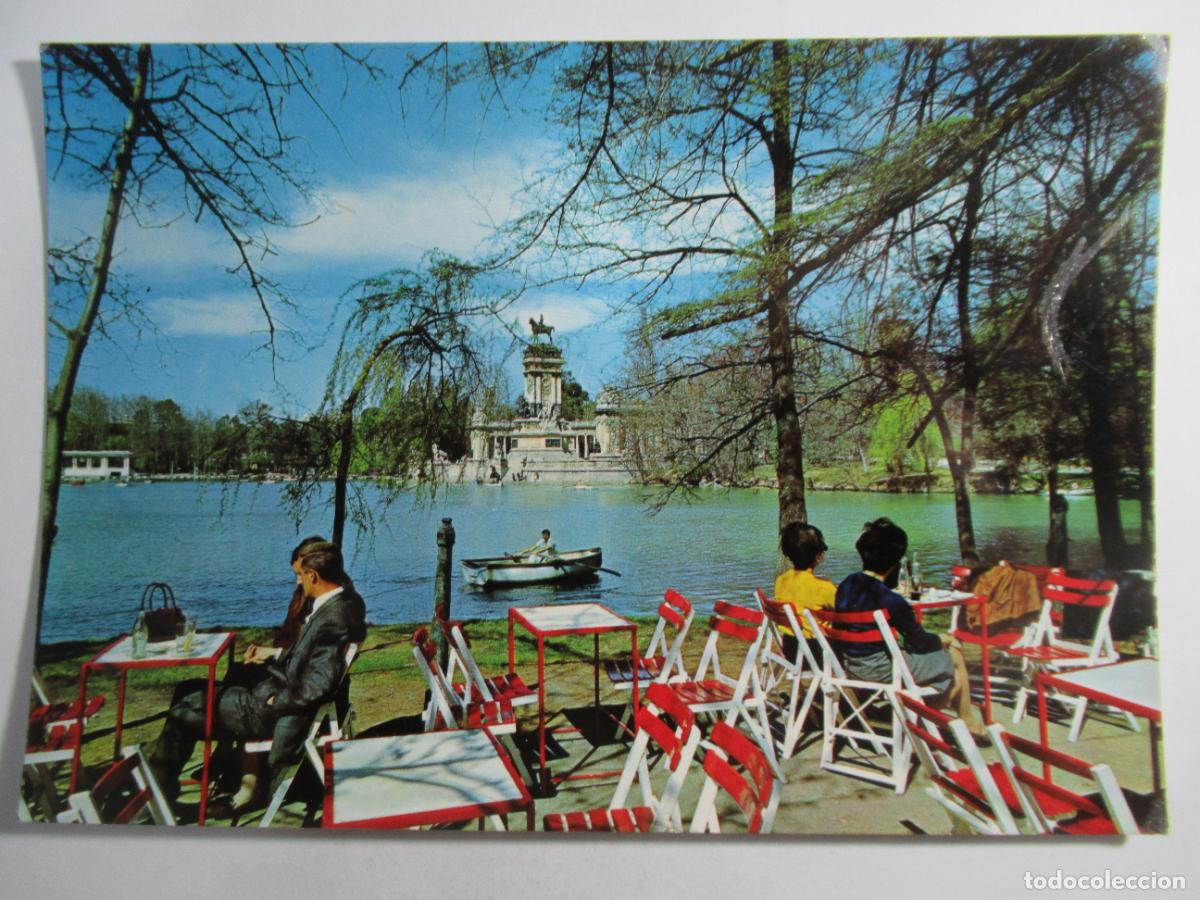 Postales: Madrid - Parque del retiro - Escrita - Foto 1