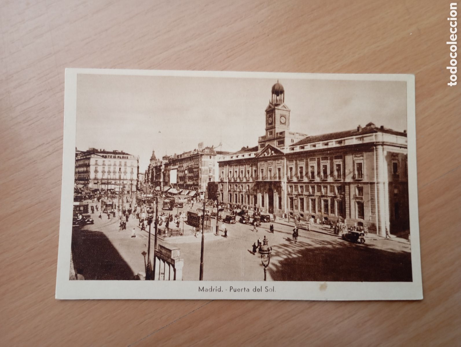 Postales: MADRID - PUERTA DEL SOL - HELIOGR&Aacute;FICA ESPA&Ntilde;OLA