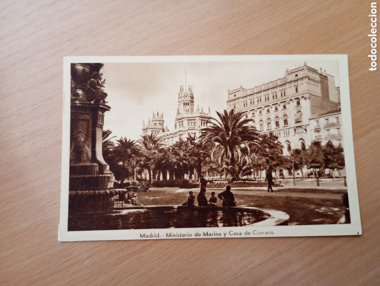 Postales: MADRID - MINISTERIO DE LA MARINA Y CASA DE CORREOS - HELIOGR&Aacute;FICA ESPA&Ntilde;OLA