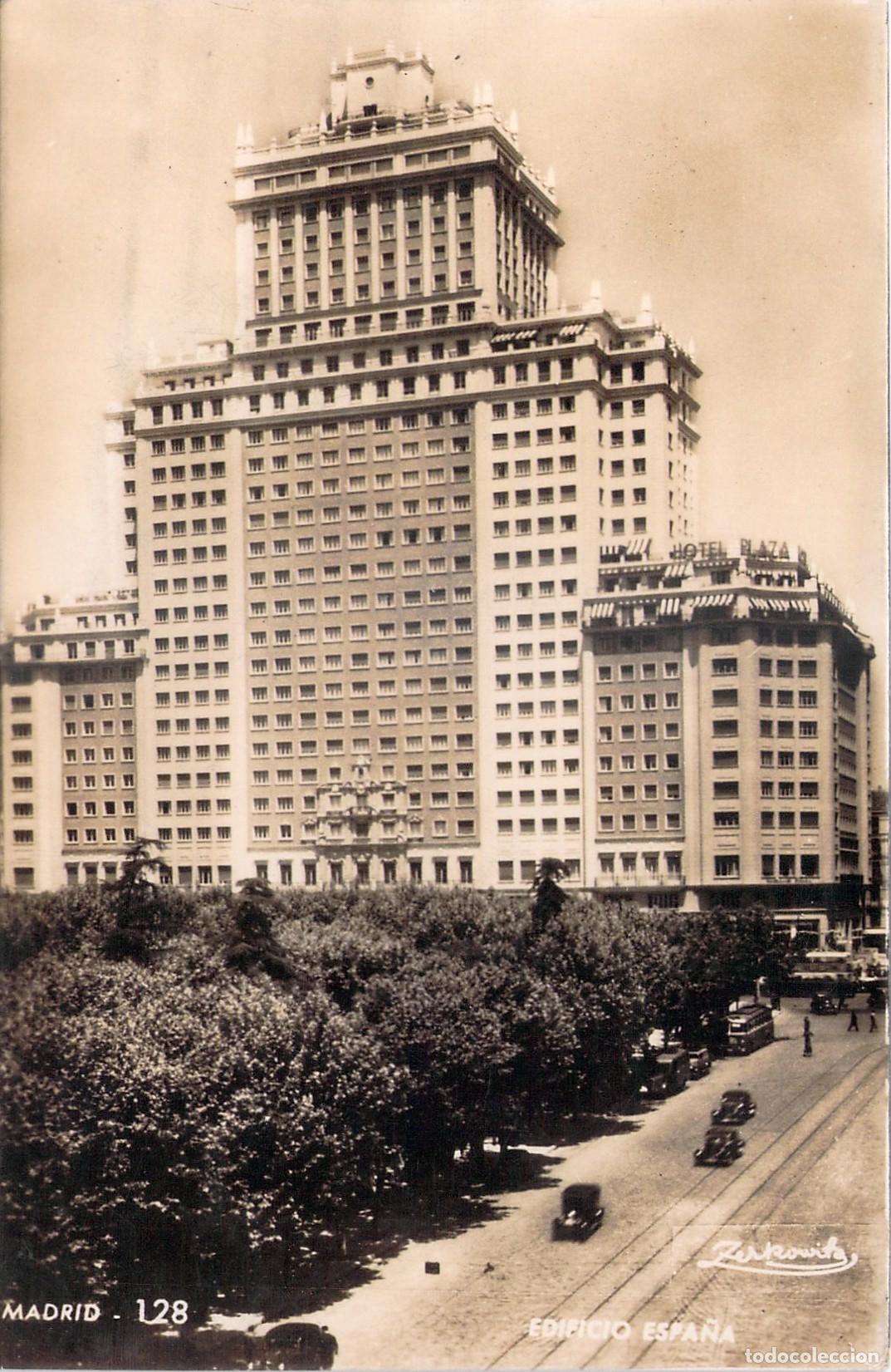 Postales: Postal Edificio Espa&ntilde;a en Madrid Plaza de Espa&ntilde;a Arquitectura - Foto 1