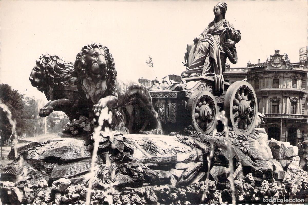 Postales: Postal Madrid Fuente de la Cibeles Monumento Hist&oacute;rico