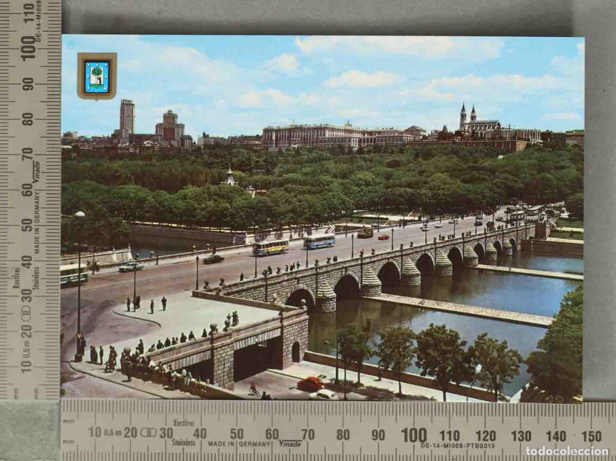 Postcards: POSTAL. Tarjeta postal Madrid - Puente de Segovia y r&iacute;o Manzanares