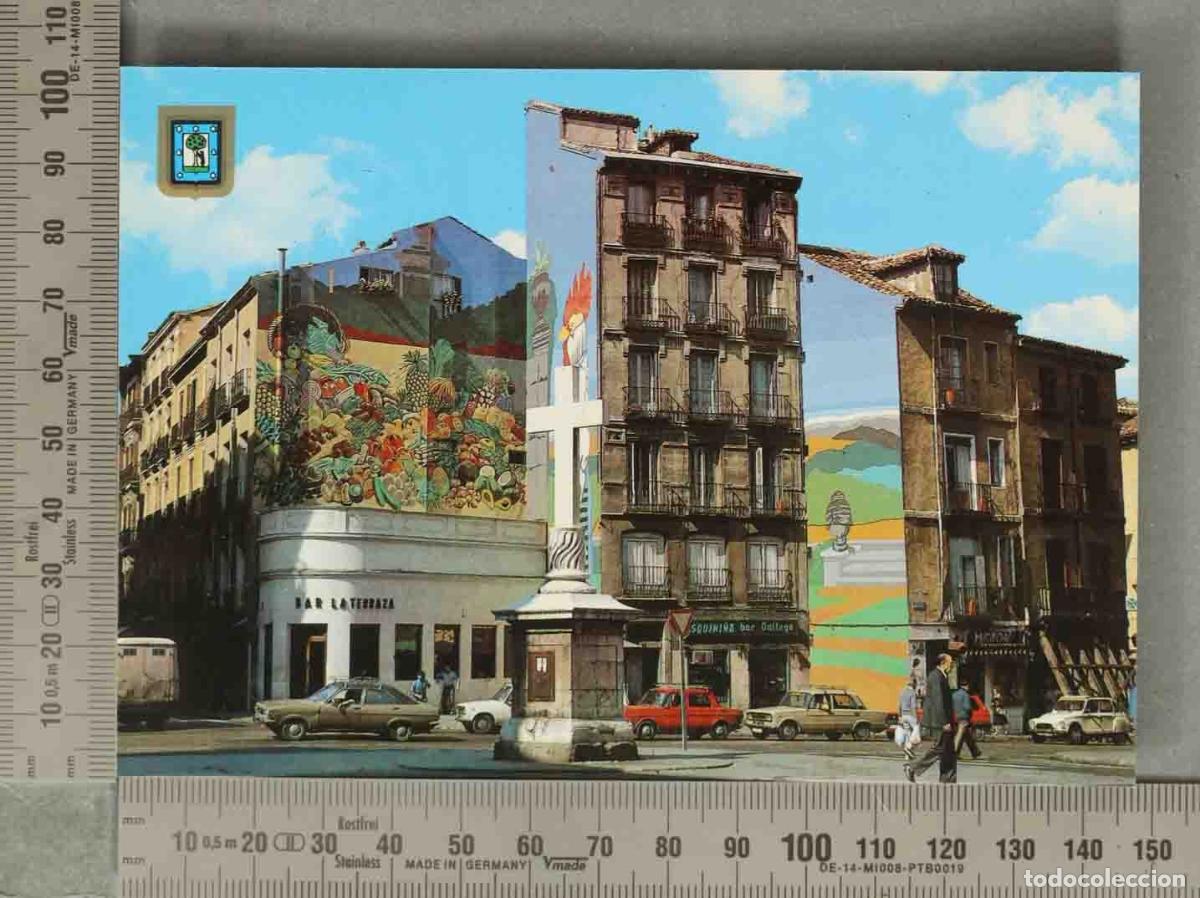 Postcards: POSTAL. Postal Madrid Puerta Cerrada murales