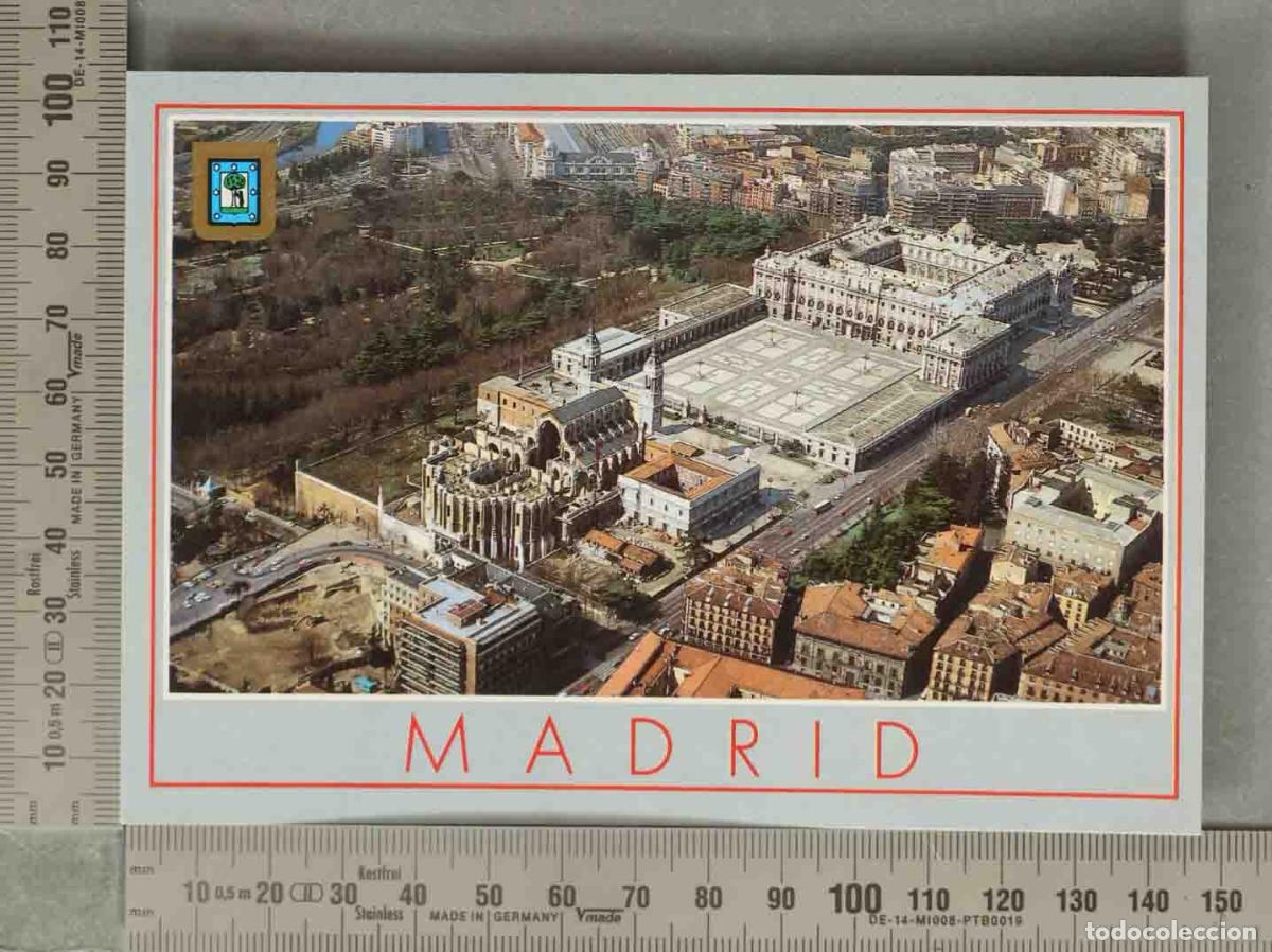 Postcards: POSTAL. Postal Madrid - Palacio Real - Catedral de la Almudena