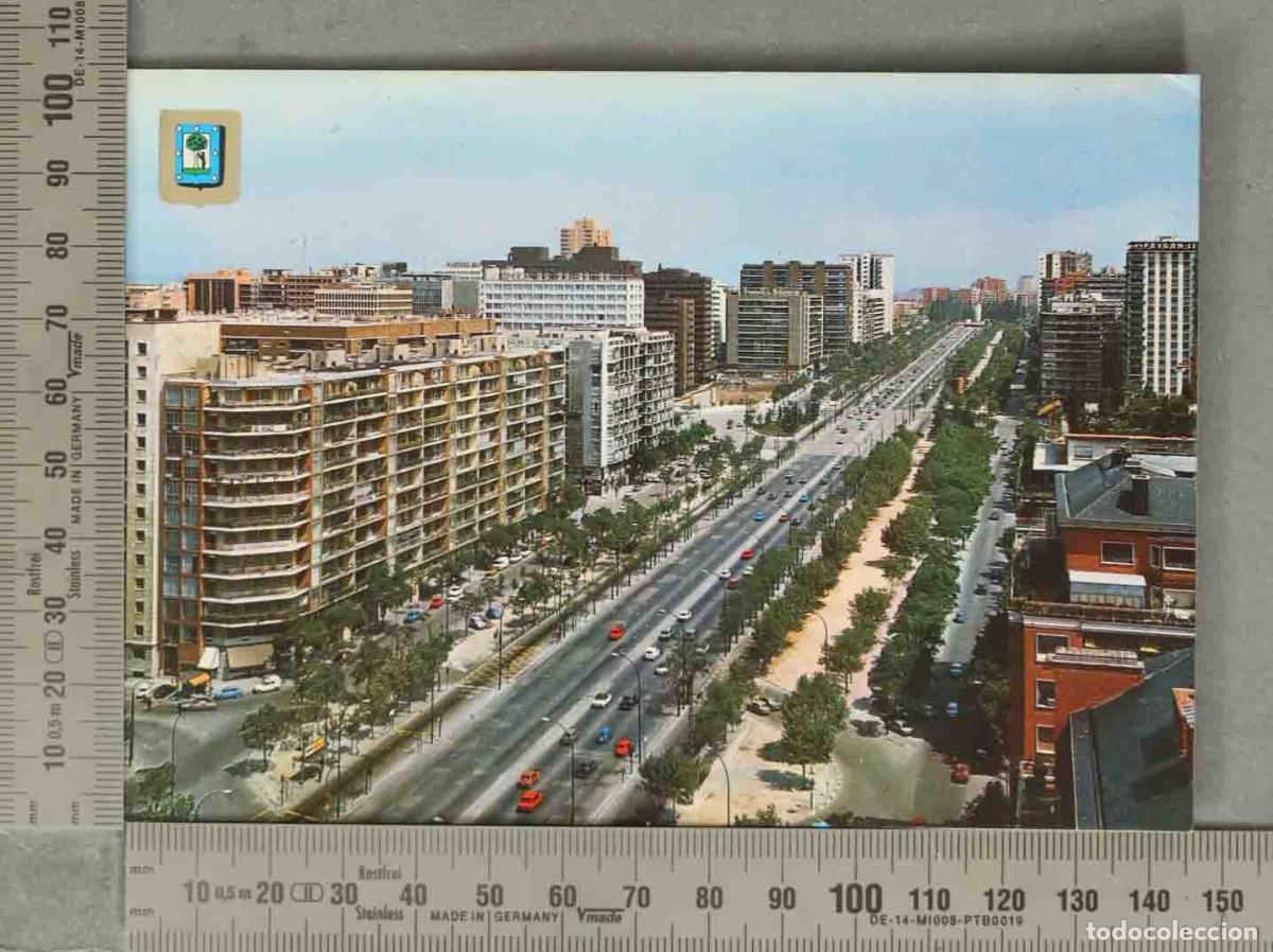Postkarten: POSTAL. Recuerdo de Madrid - Avenida General&iacute;simo - Paseo de la Castellana