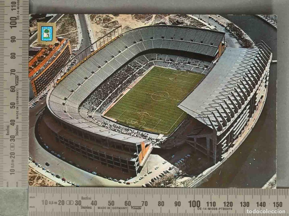 Postales: POSTAL. Postal Estadio Manzanares - Atl&eacute;tico de Madrid - F&uacute;tbol MADRID