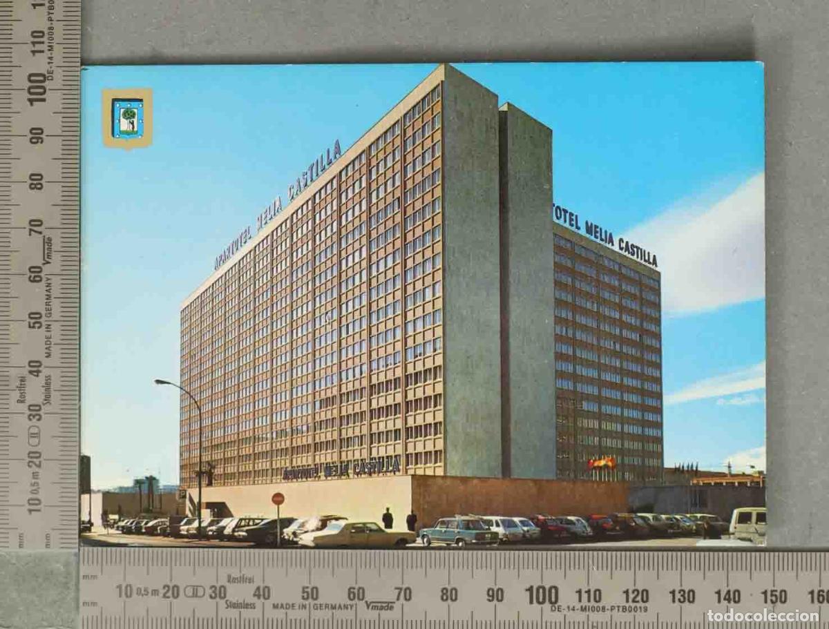Postcards: POSTAL. Postal Madrid - Apartotel Meli&aacute; Castilla - Escudo de Oro MADRID