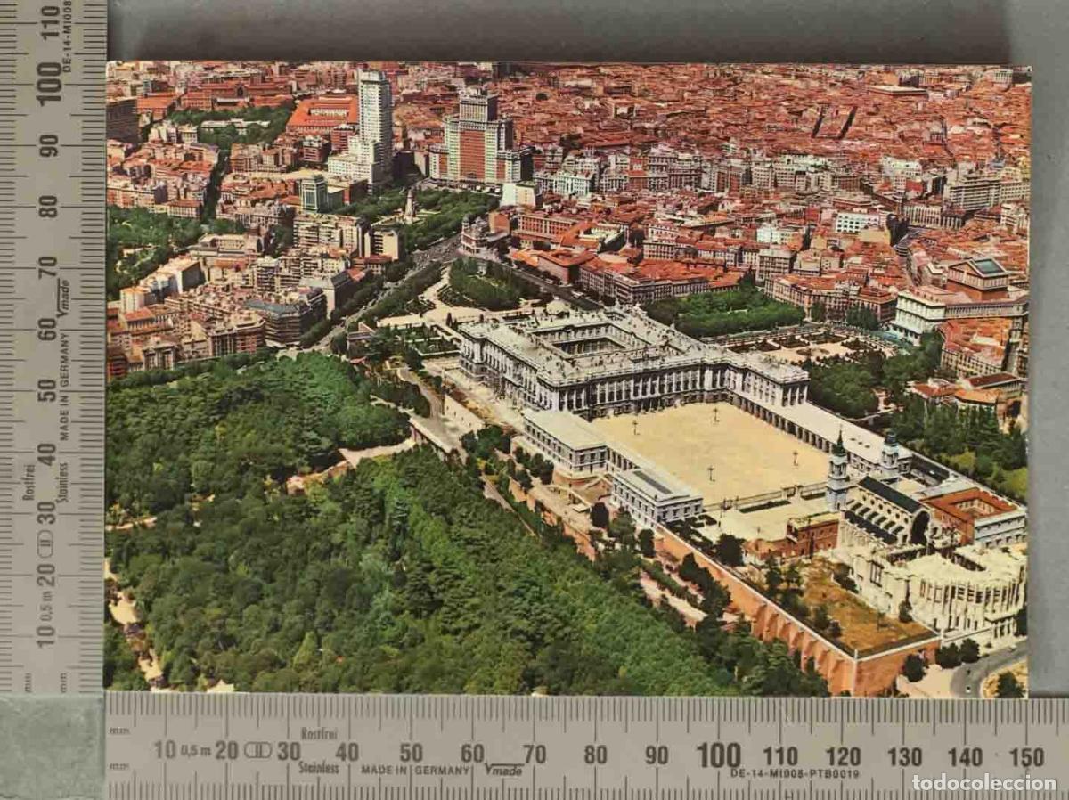 Postcards: POSTAL. Postal Madrid Palacio Real Vista a&eacute;rea - MADRID