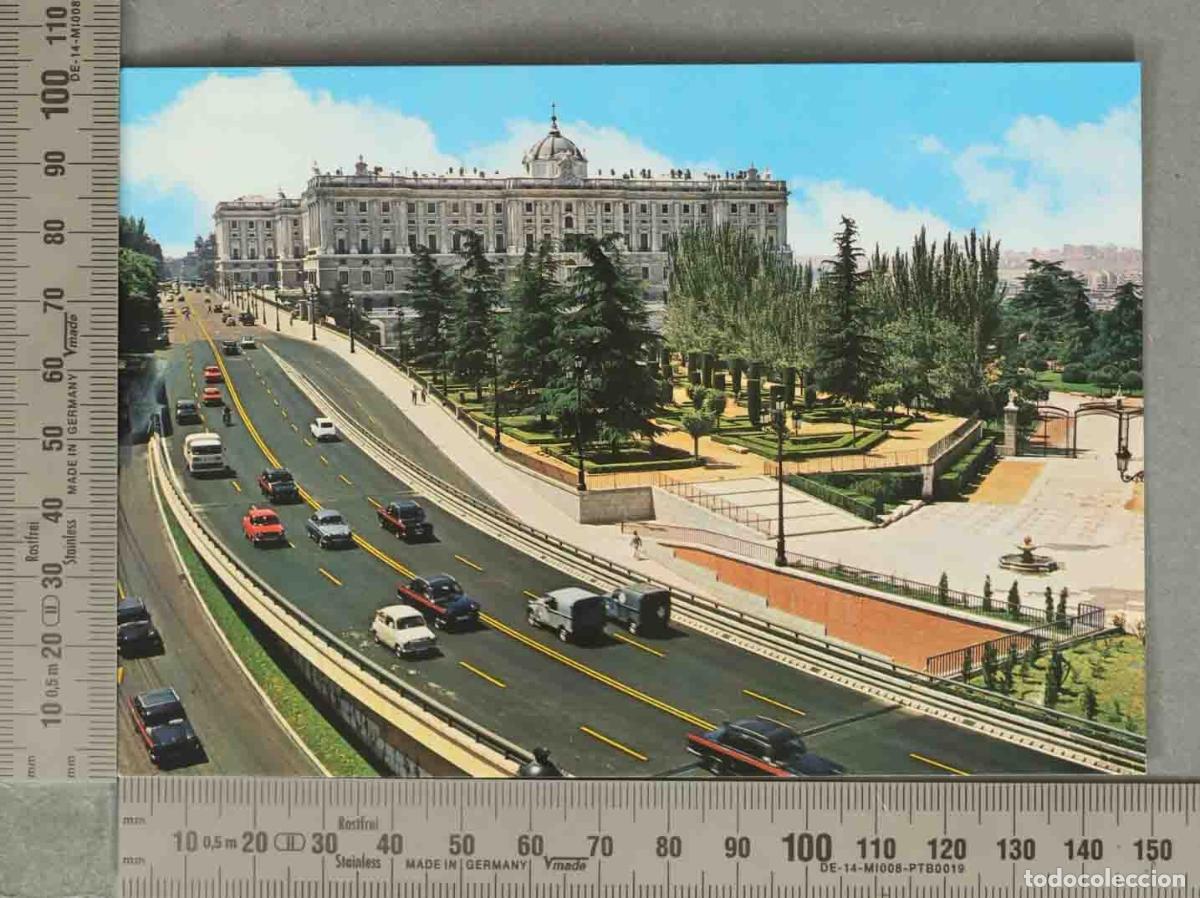 Postais: POSTAL. CALLE BAILEN PALACIO REAL MADRID