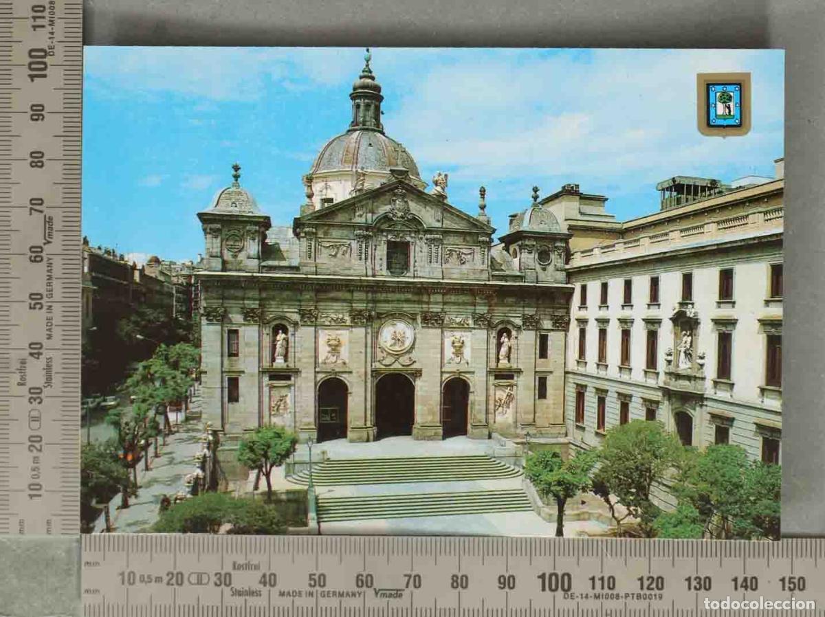 Postales: POSTAL. Iglesia de Santa B&aacute;rbara - Antiguo Monasterio de las Salesas Reales - Madrid