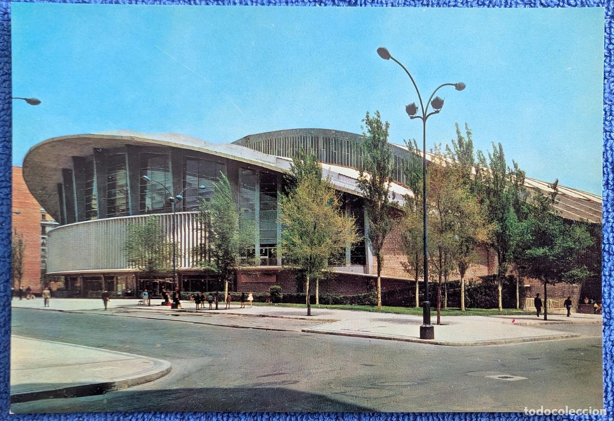 Postales: Antigua postal del extinto Palacio de los Deportes de Madrid - Fournier (1964)