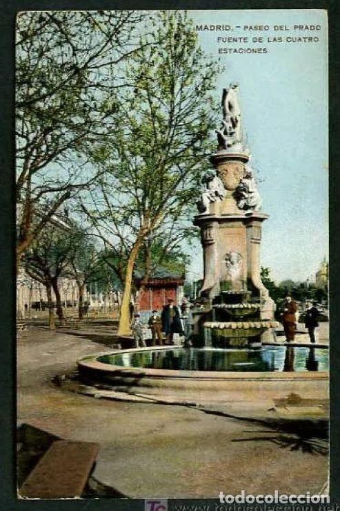 Postais: Madrid. *Paseo del Prado...* Ed Miss&eacute; Hnos n&ordm; 2. Nueva. Dorso publicitario Casa Pujol.