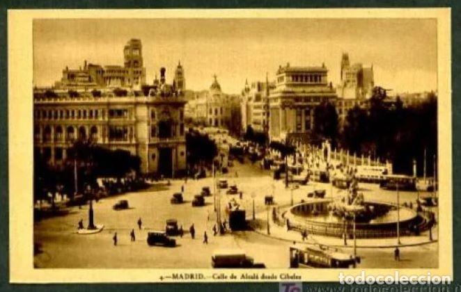 Postais: Madrid. *Calle de Alcal&aacute; desde Cibeles* Ed. H.A.E. n&ordm; 4. Nueva.