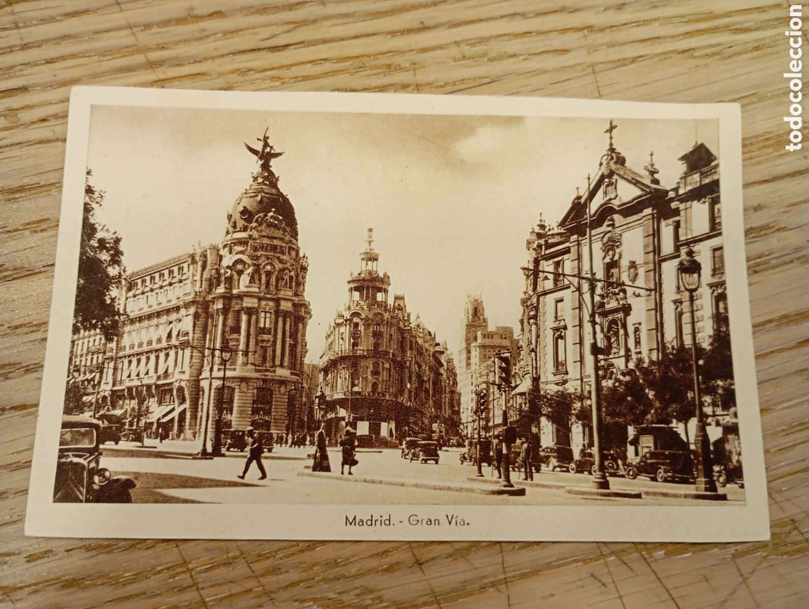 Postales: MADRID - GRAN V&Iacute;A - HELIOGR&Aacute;FICA ESPA&Ntilde;OLA