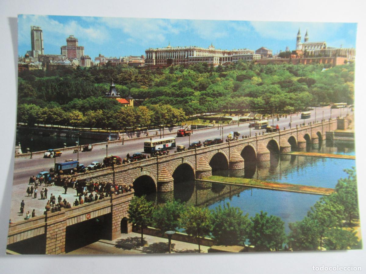 Postales: Madrid - Puente de Segovia sobre el r&iacute;o Manzanares - S/C
