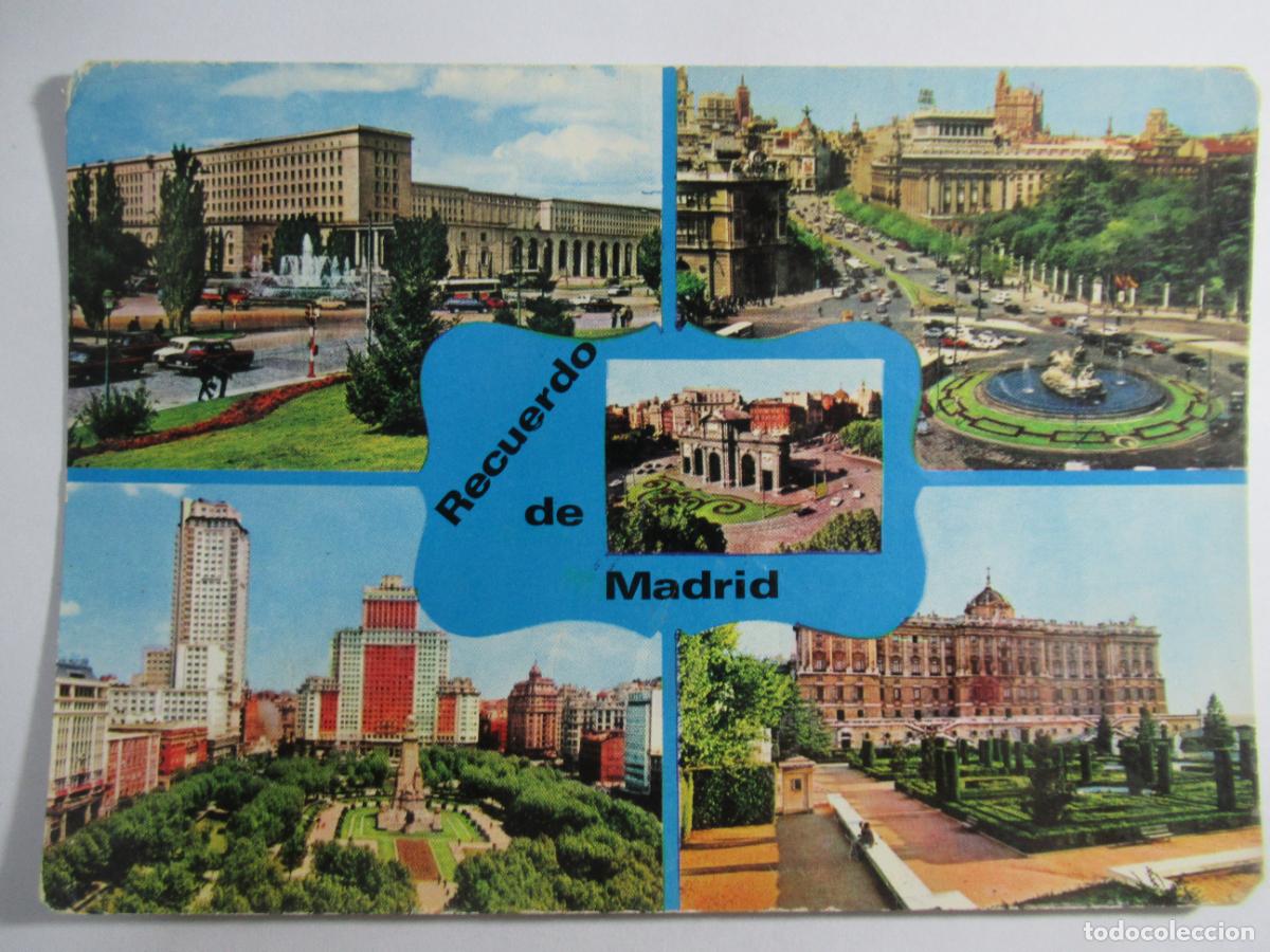 Postales: Madrid - Diversos aspectos - Circulada